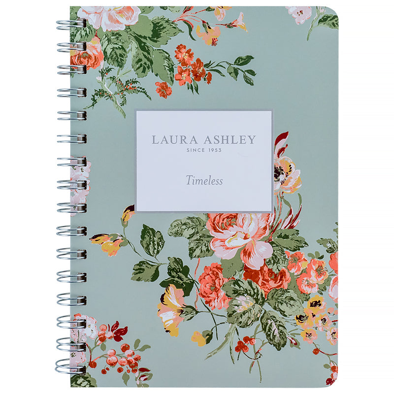Spiral notebook Axent Laura Ashley, Timeless 8470-4-A-LA, А5, 80 sheets, squared, hard cover