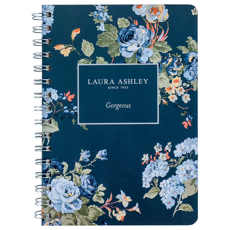 Spiral notebook Axent Laura Ashley, Gorgeous 8470-5-A-LA, А5, 80 sheets, squared, hard cover