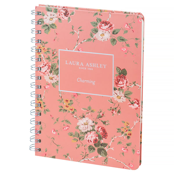 Spiral notebook Axent Laura Ashley, Charming 8470-6-A-LA, А5, 80 sheets, squared, hard cover