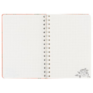 Spiral notebook Axent Laura Ashley, Charming 8470-6-A-LA, А5, 80 sheets, squared, hard cover