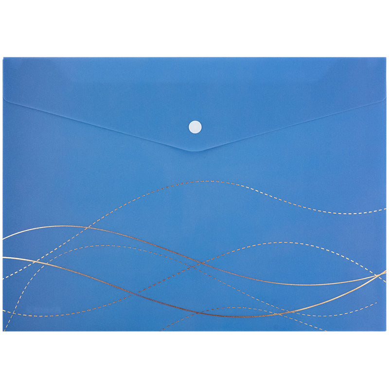 Folder with button Axent Waves-2 1495-41-A, А4