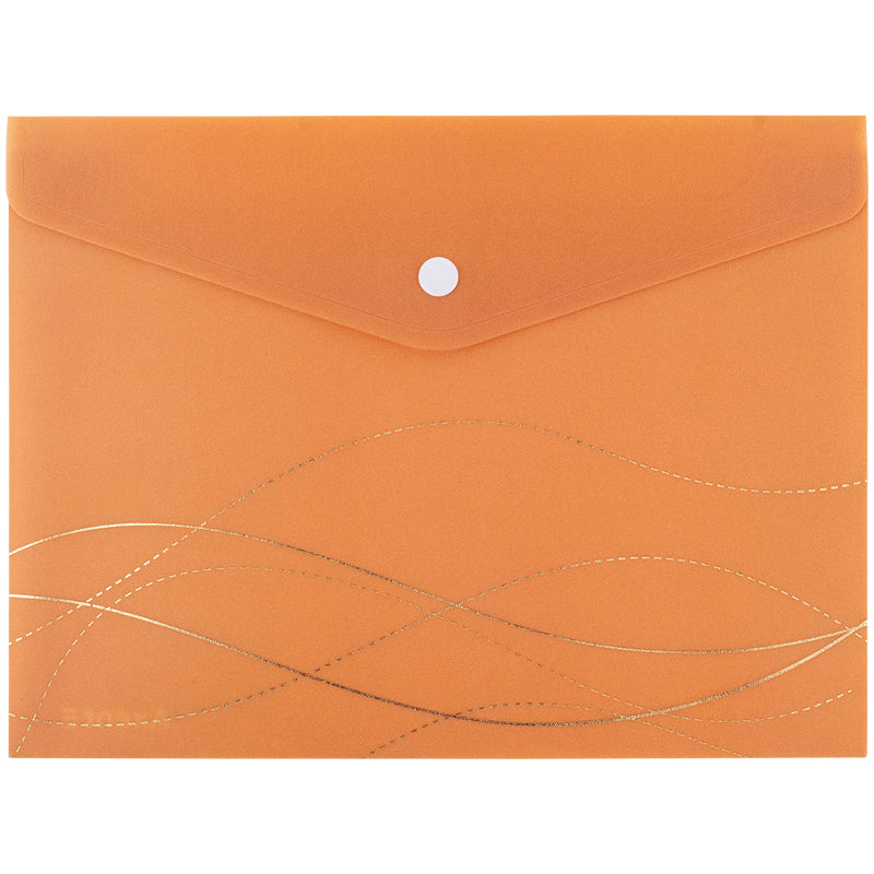 Folder with button Axent Waves-1 1496-40-A, А5+