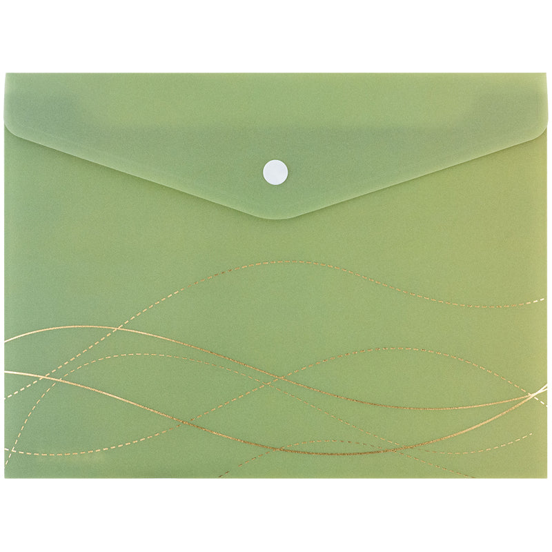 Folder with button Axent Waves-3 1496-42-A, А5+