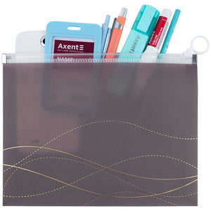 Zipper folder zip-lock Axent Waves-4 1498-43-A, А5