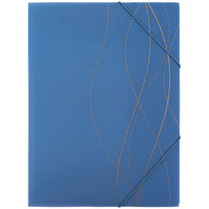 Folder with elastic bands Axent Waves-2 1509-41-A, А4 