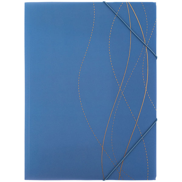 Folder with elastic bands Axent Waves-2 1509-41-A, А4 