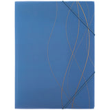 Folder with elastic bands Axent Waves-2 1509-41-A, А4 