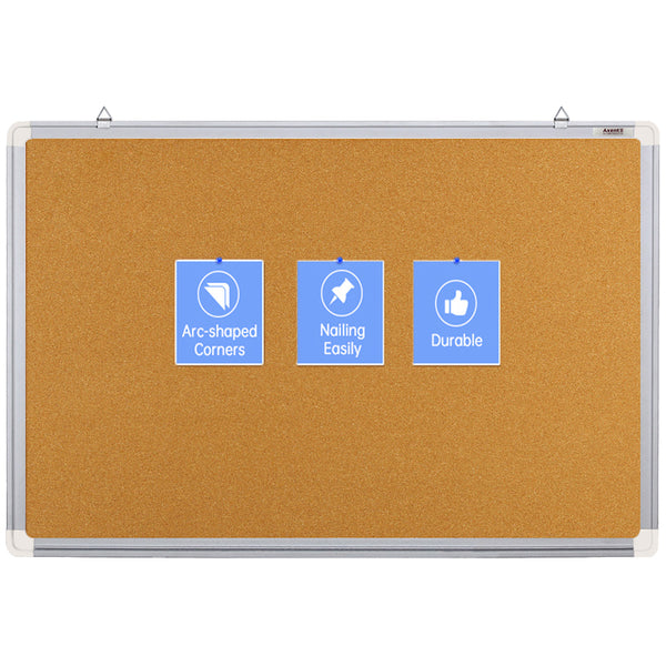 Tablica korkowa Axent 9623-A, 90х120 cm, rama aluminiowa