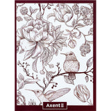 Notes Axent 4780-8-A, А4, 48 kartek, kratka,  burgundia