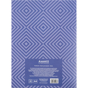 Notes Axent 4781-2-A, А4, 48 kartek, kratka,fioletowy