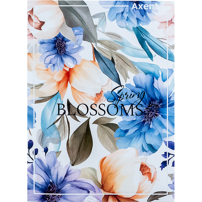 Notebook for notes Axent 4782-5-A, А4, 96 sheets, squared, Spring Blossoms