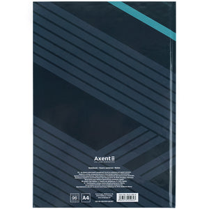 Notebook Axent Lines 8422-580-A, А4, 96 sheets, squared, grey