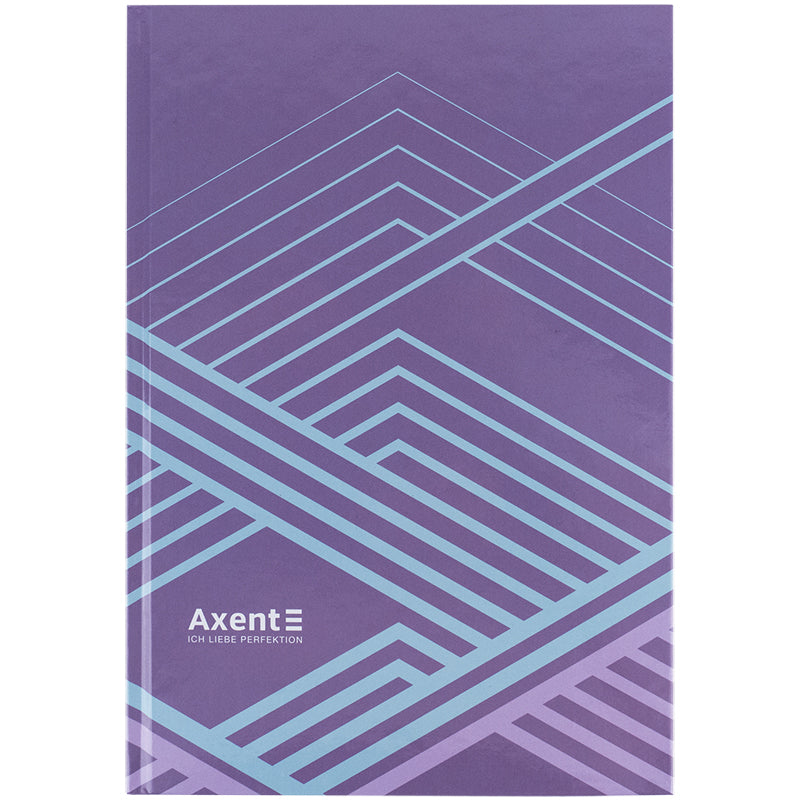 Notebook Axent Lines 8422-583-A, А4, 96 sheets, squared, purple