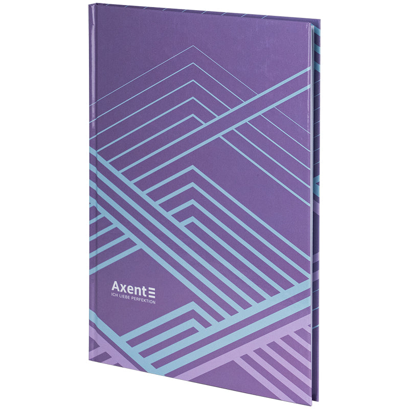 Notebook Axent Lines 8422-583-A, А4, 96 sheets, squared, purple