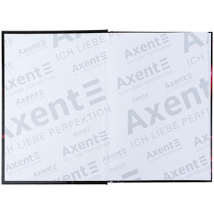 Notebook Axent Maroon fleur 8459-1-A, А5, 96 sheets, squared, hard cover
