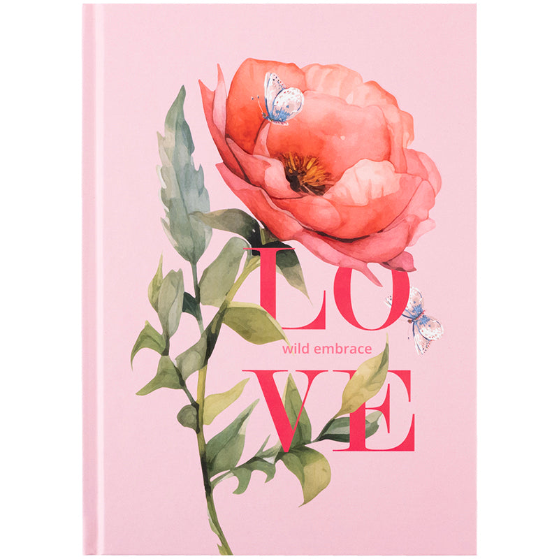 Notebook Axent Love 8459-6-A, А5, 96 sheets, squared, hard cover
