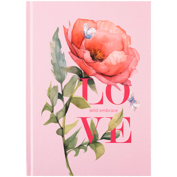 Notebook Axent Love 8459-6-A, А5, 96 sheets, squared, hard cover