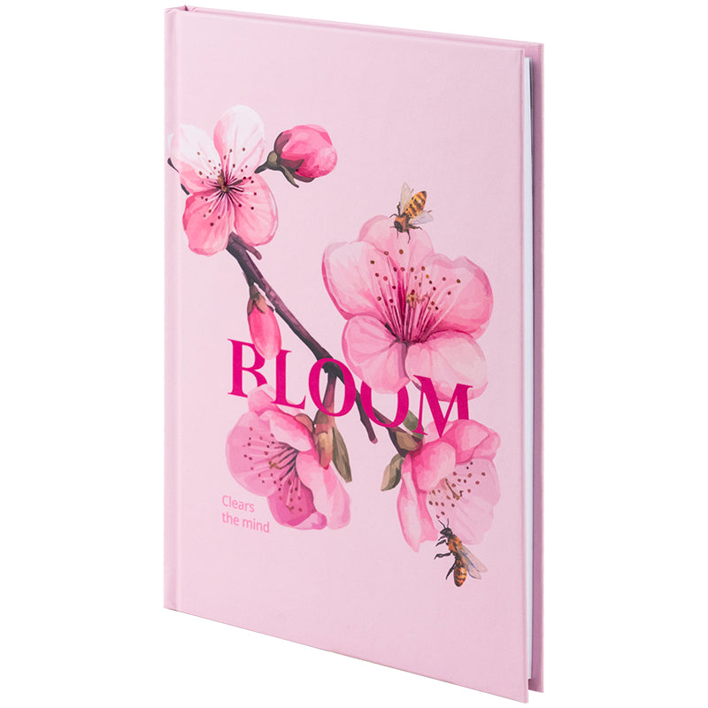 Notebook Axent Bloom 8459-8-A, А5, 96 sheets, squared, hard cover