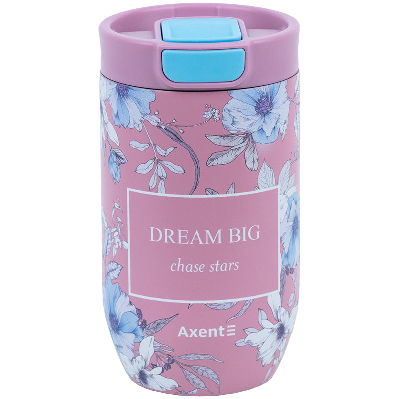 Kubek termiczny  Axent Blue Elegance, 8721-7-A-PPS, 350 ml
