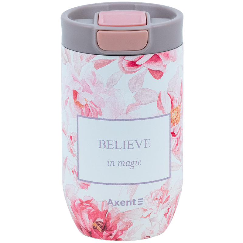 Kubek termiczny Axent Peony Dreams, 8721-8-A-CC, 350 ml