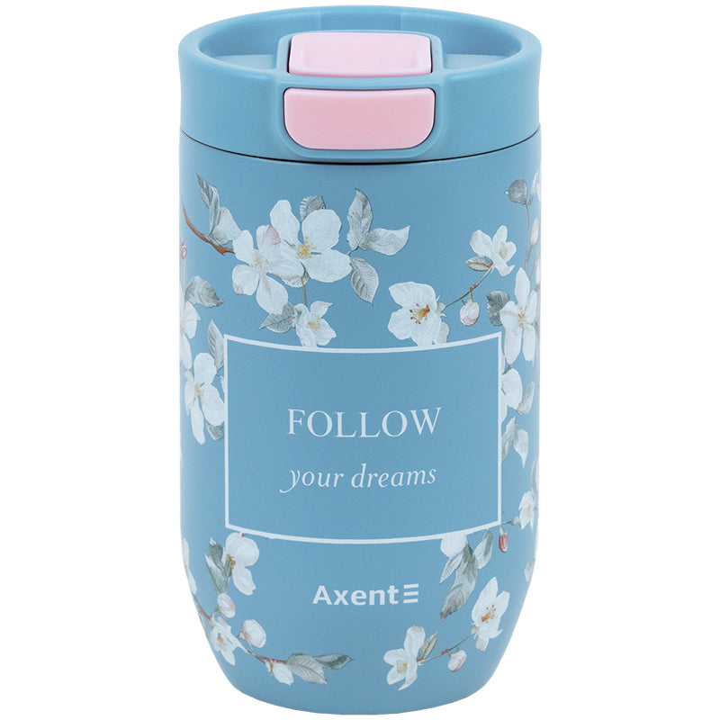 Kubek termiczny Axent Gentle Blossom, 8721-9-A, 350 ml