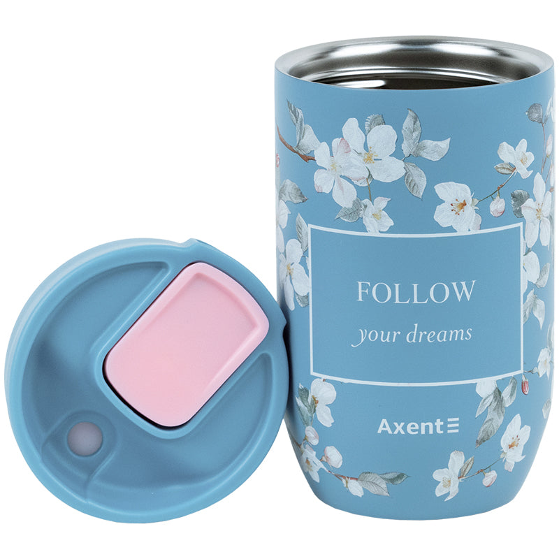 Kubek termiczny Axent Gentle Blossom, 8721-9-A, 350 ml