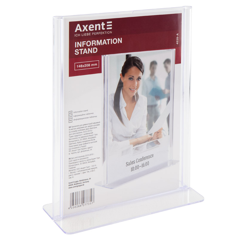 Information card stands